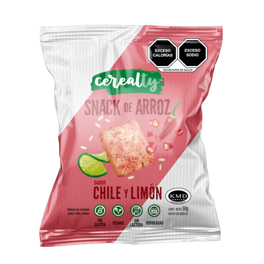 Snack de Arroz Chile Limón - caja de 12 pieza – Abasto Vegano Mayoreo